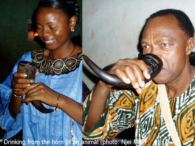 Drinking From a Horn (photo: Njei M.T)